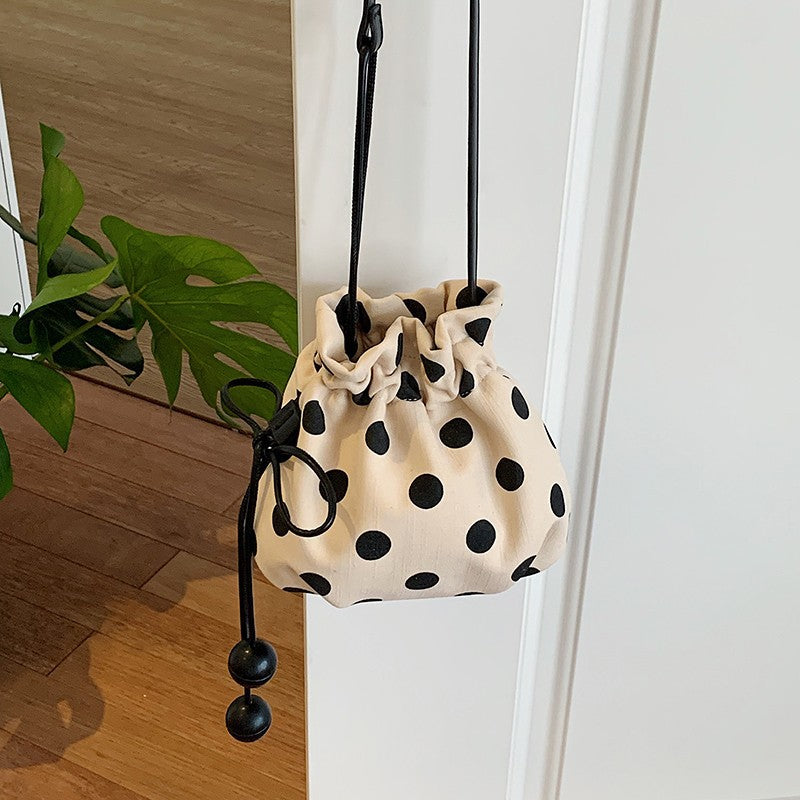 WoFun Polka Dot Drawstring Mini Handbag Kalsten