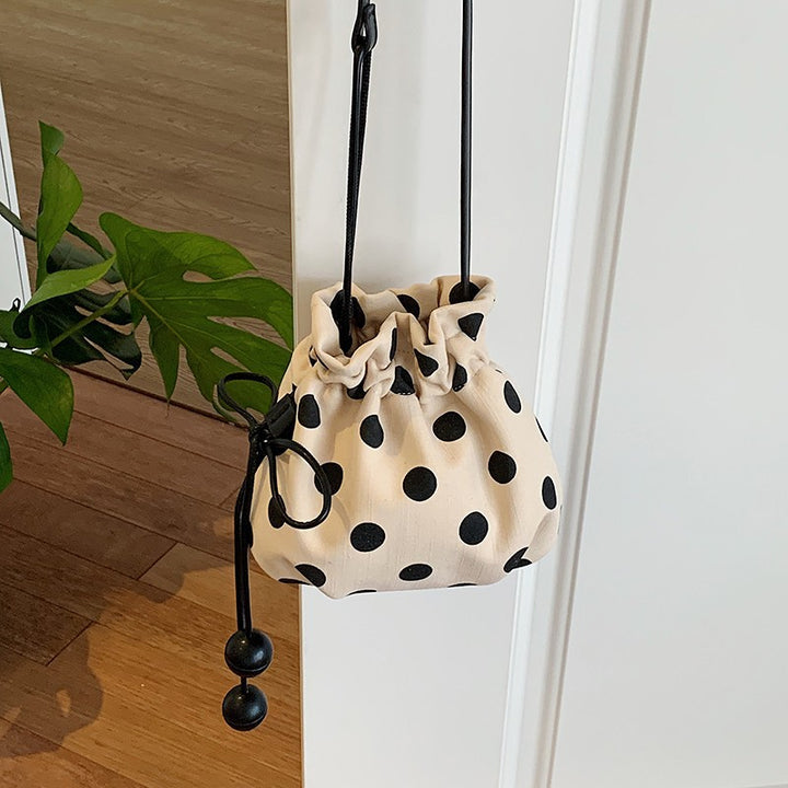 WoFun Polka Dot Drawstring Mini Handbag Kalsten