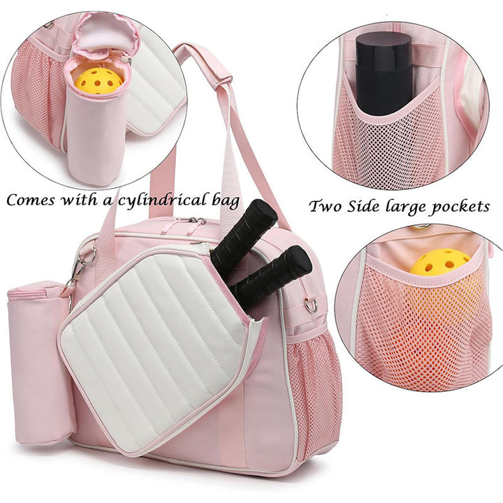 Multifunctional pickleball sports bag with insulated compartment and accessories Kalsten