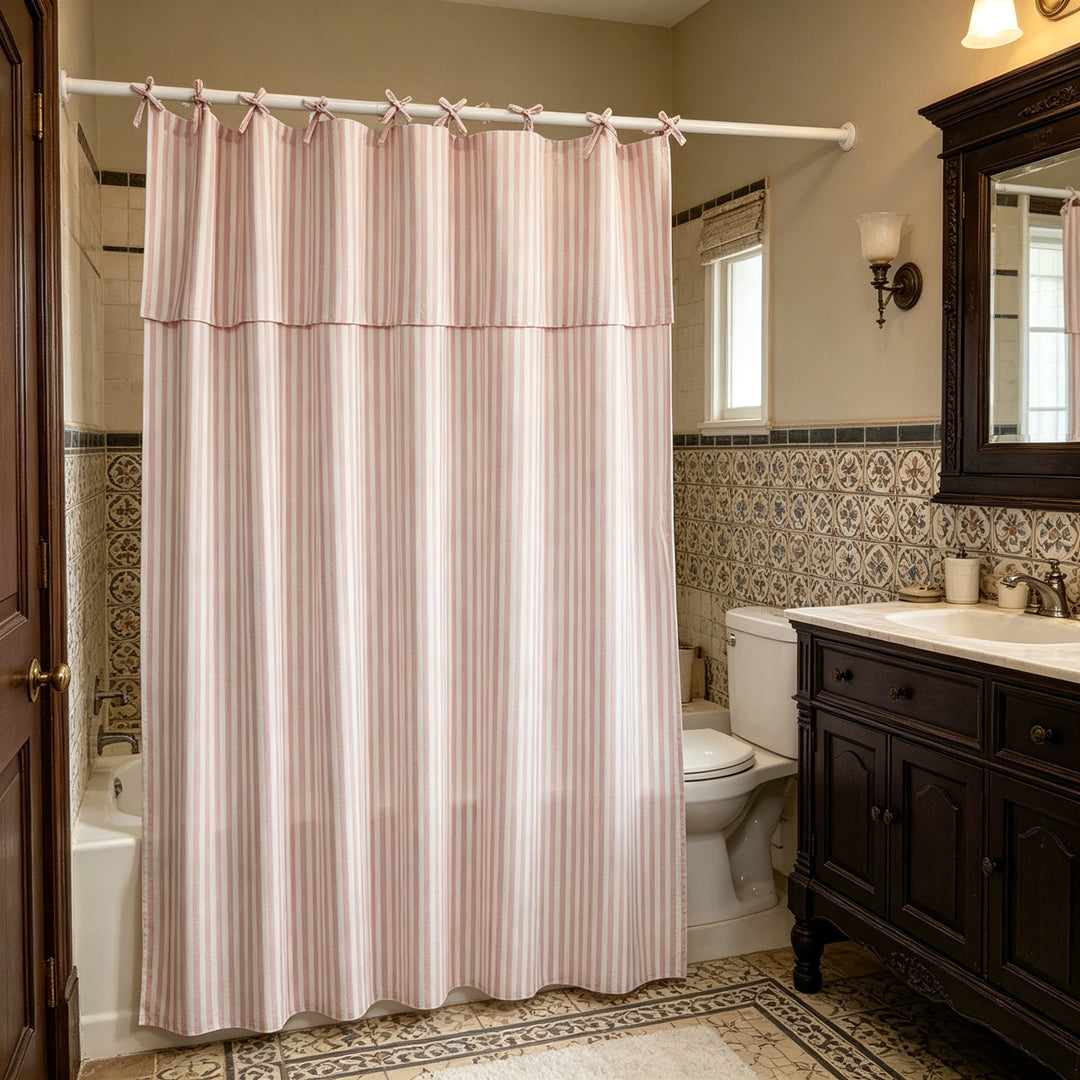 Elegant Striped Shower Curtain Kalsten