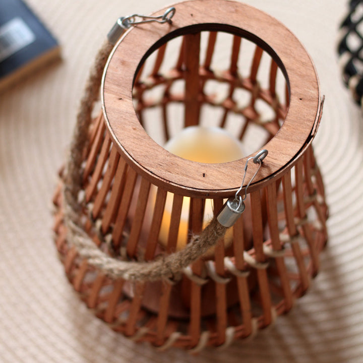 Stylish lantern with hemp handle Kalsten