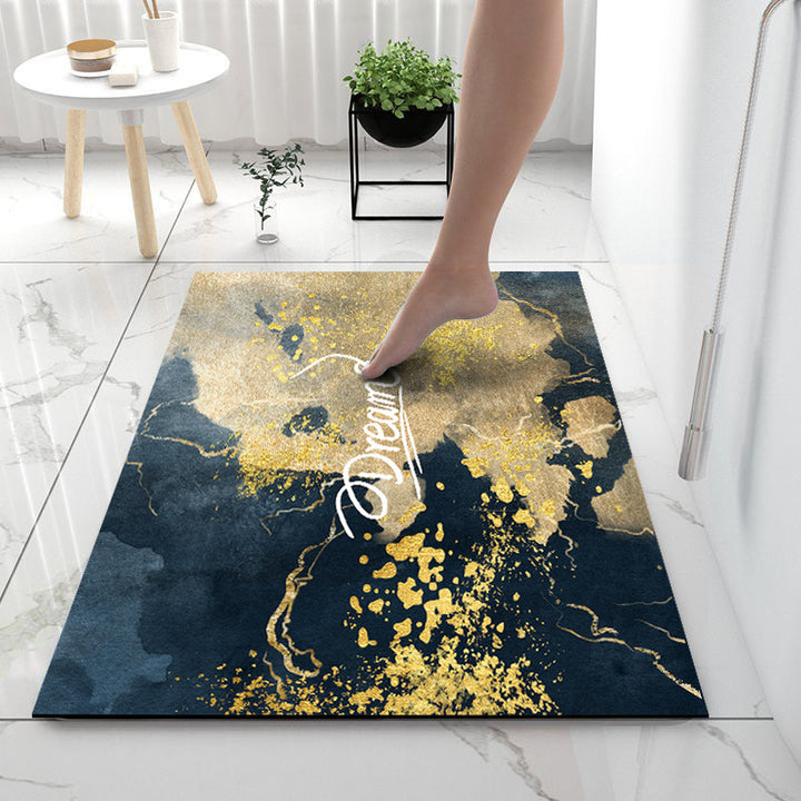 Artistic Printed Bath Mat