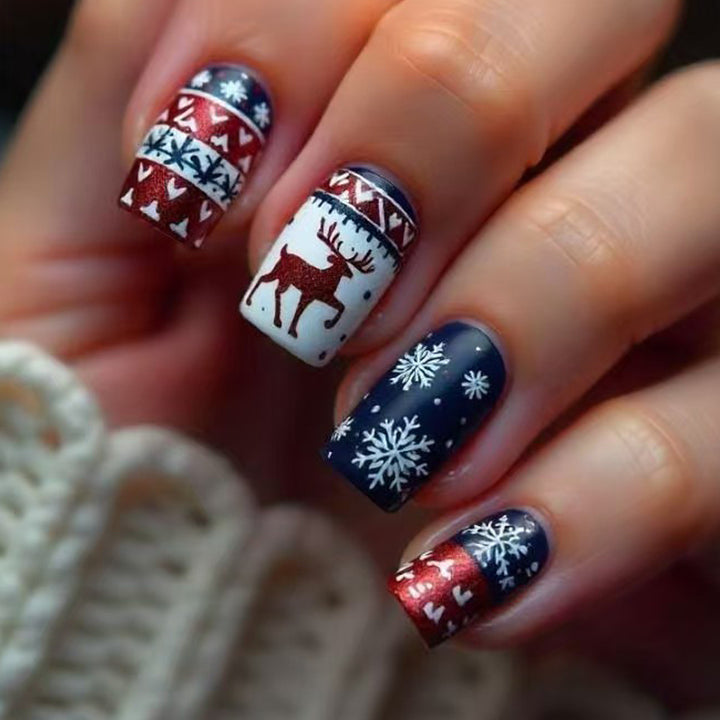 Winter Acrylic Nail Set Kalsten