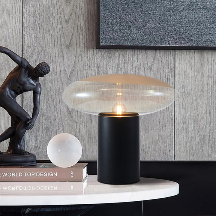Contemporary Glass Table Lamp