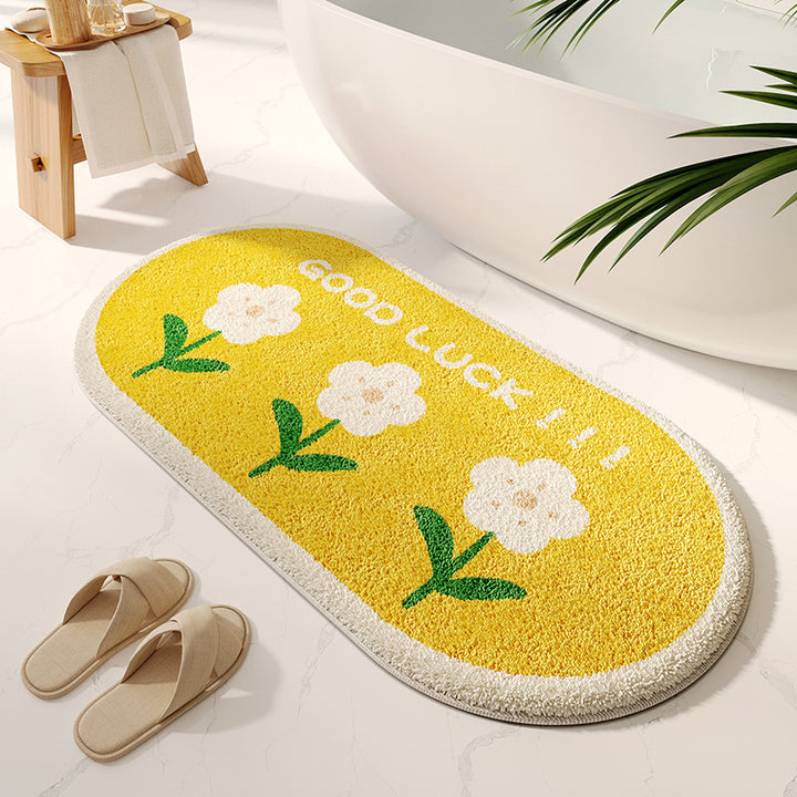 Soft Textured Bathroom Rug Kalsten