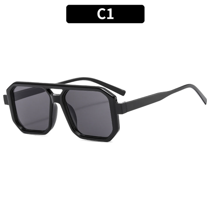Bold Geometric Frame Sunglasses
