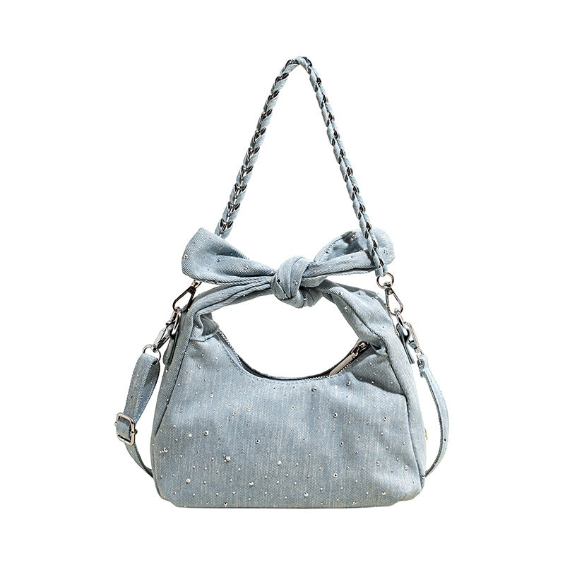 Stylish Bow-Embellished Handbag Kalsten
