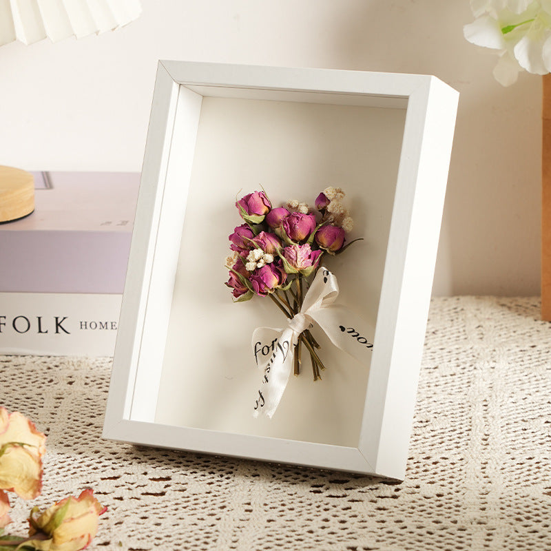 Vintage Floral Shadow Box Frame