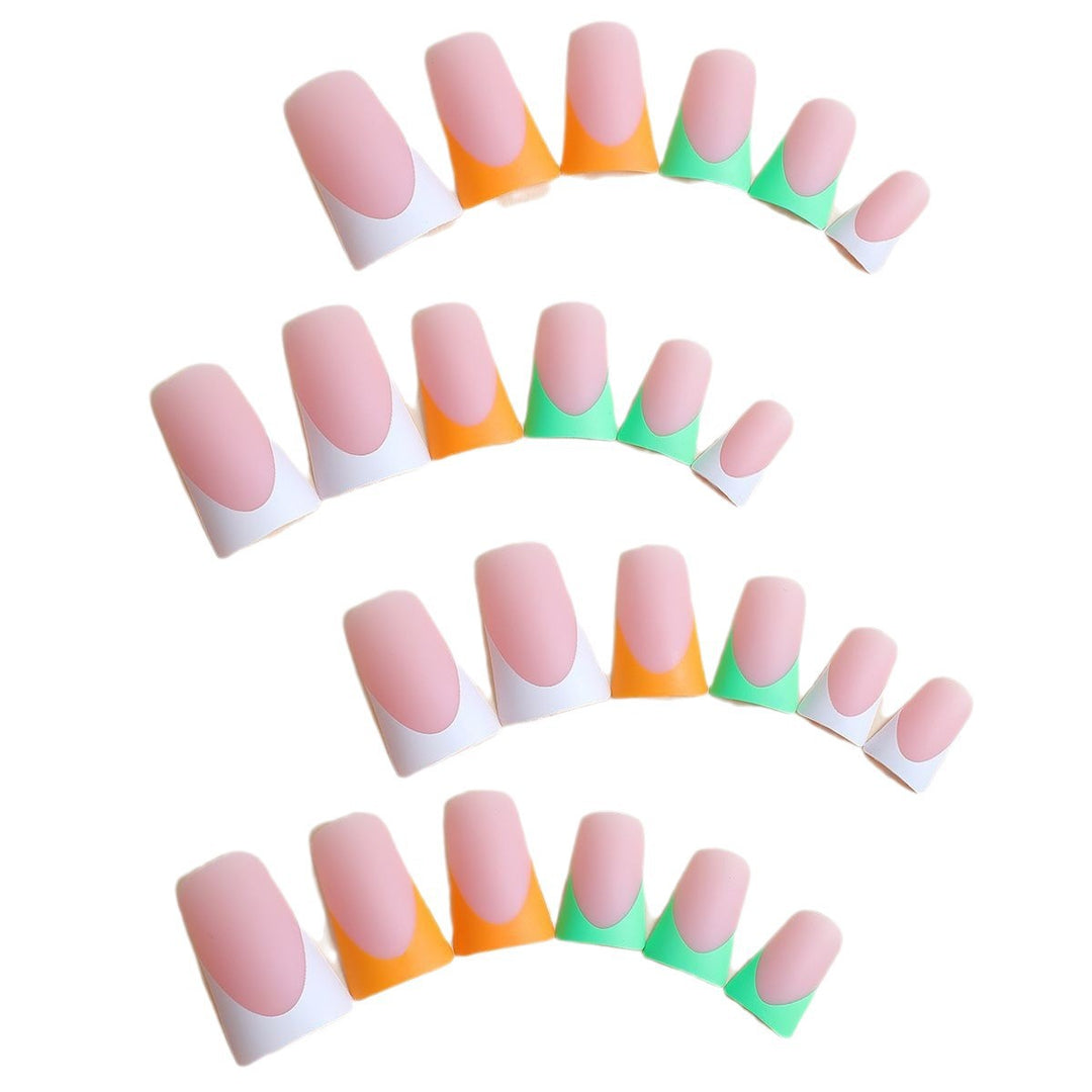 Artifical Nail Set with Creative Gradient Color Kalsten