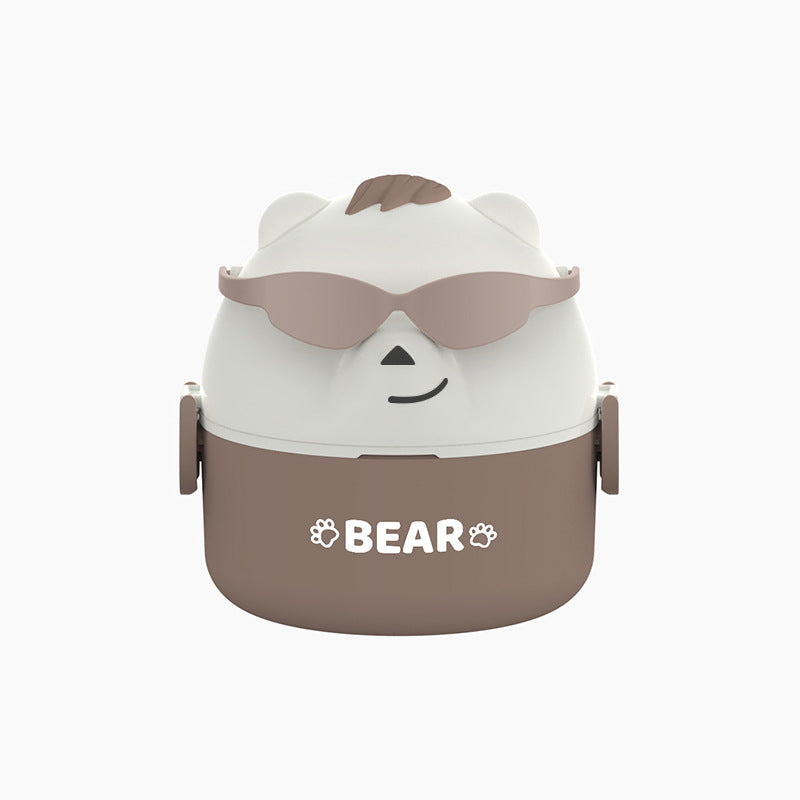 Cute Bear-Themed Bento Lunch Box