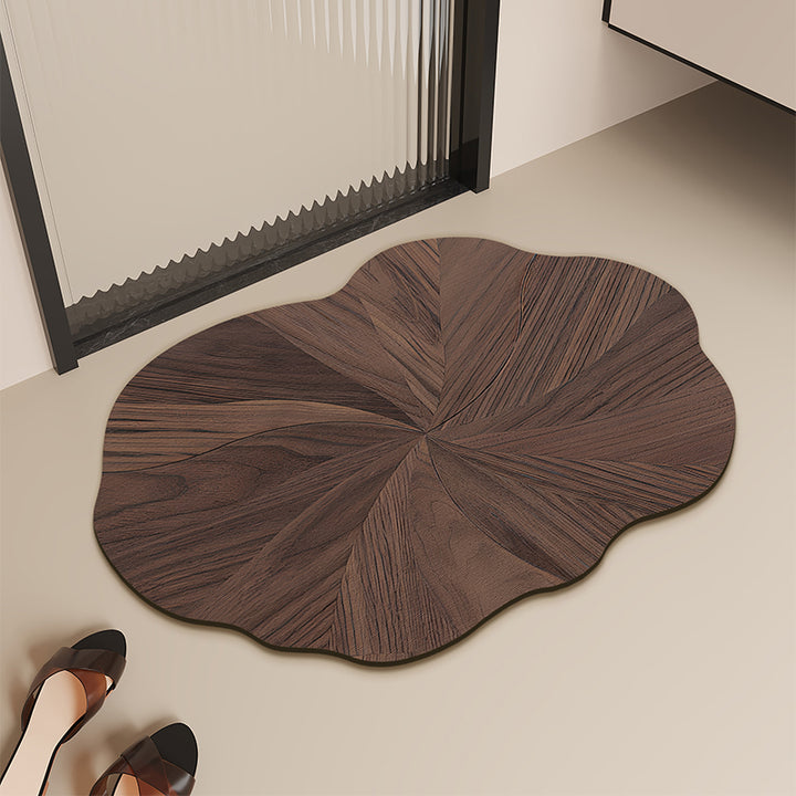 Artistic Circular Area Rug for Indoor Home Decor