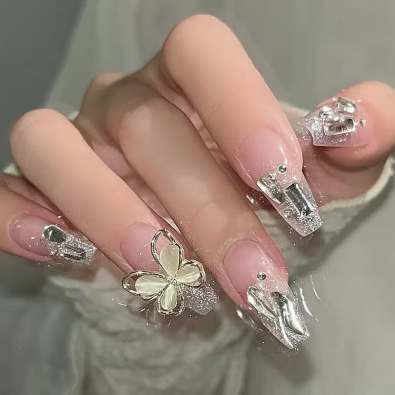 Artistic Gel Press-On Nail Set Kalsten