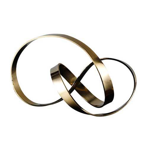 Modern Decorative Loop Sculpture