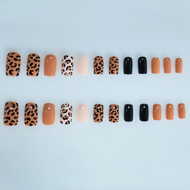 Trendy Leopard Print Nail Art Extensions Kalsten