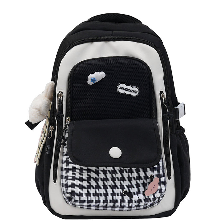 Casual Multi-Compartment School Backpack Kalsten