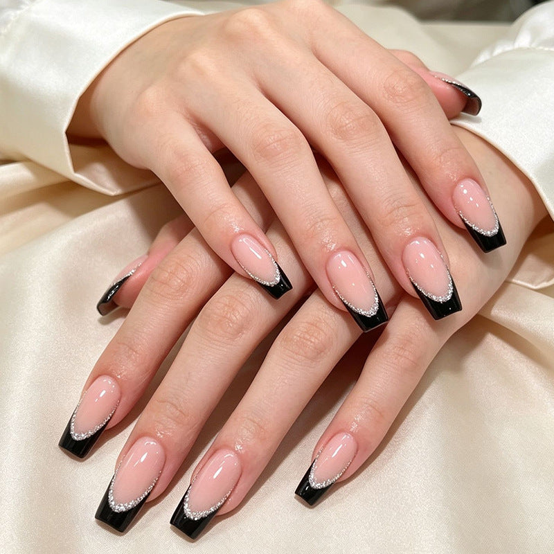 Extended Acrylic French Tip Nail Enhancements Kalsten