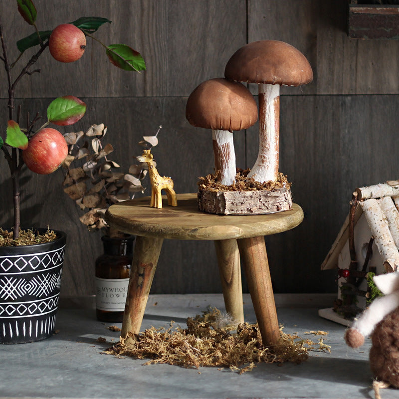 Stylish side table made of natural wood Kalsten