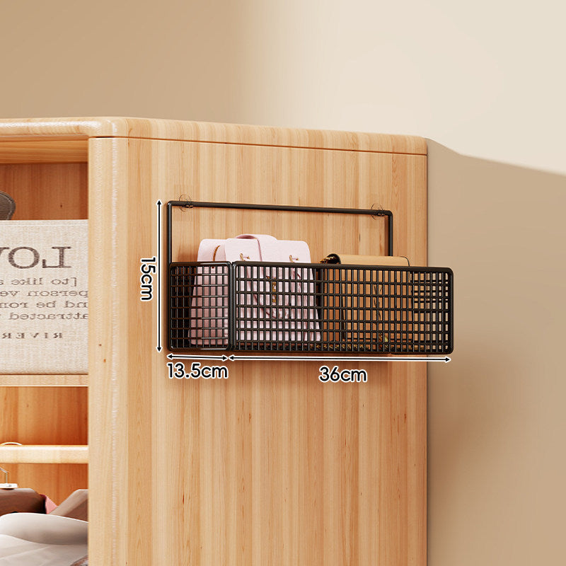 Over-the-Door Multi-Tier Metal Grid Hanging Storage Organizer