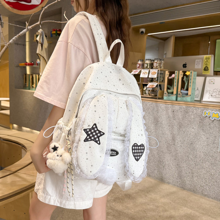 Whimsical Bunny-Ear Design Backpack Kalsten