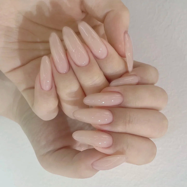 Natural Finish Press-On Nail Set Kalsten