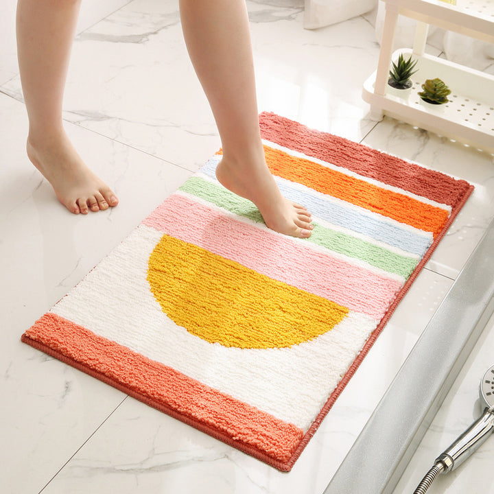 Decorative Plush Bath Mat