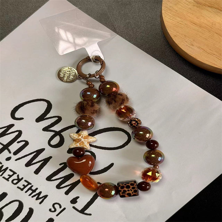 Decorative Beaded Charm Keychain Kalsten 1790135619