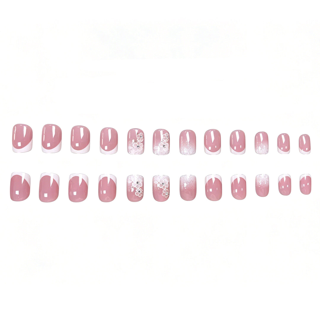 Elegant Floral Acrylic Nail Art Enhancements Kalsten 1789915593