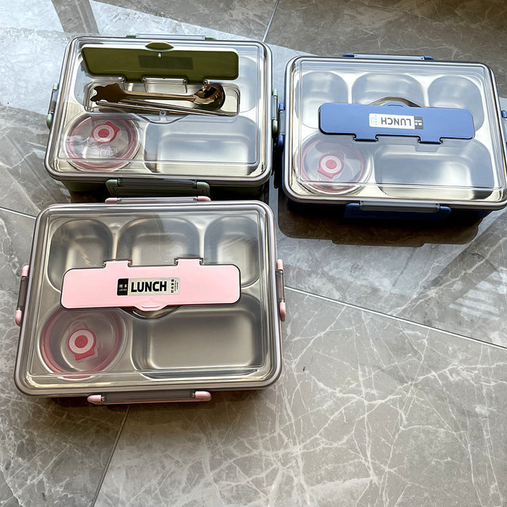 Multi-Compartment Stainless Steel Lunch Box