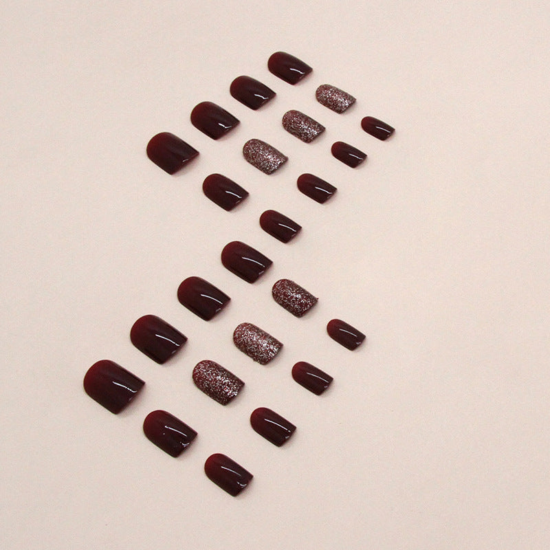 Glamorous Glitter Press-On Nail Set Kalsten