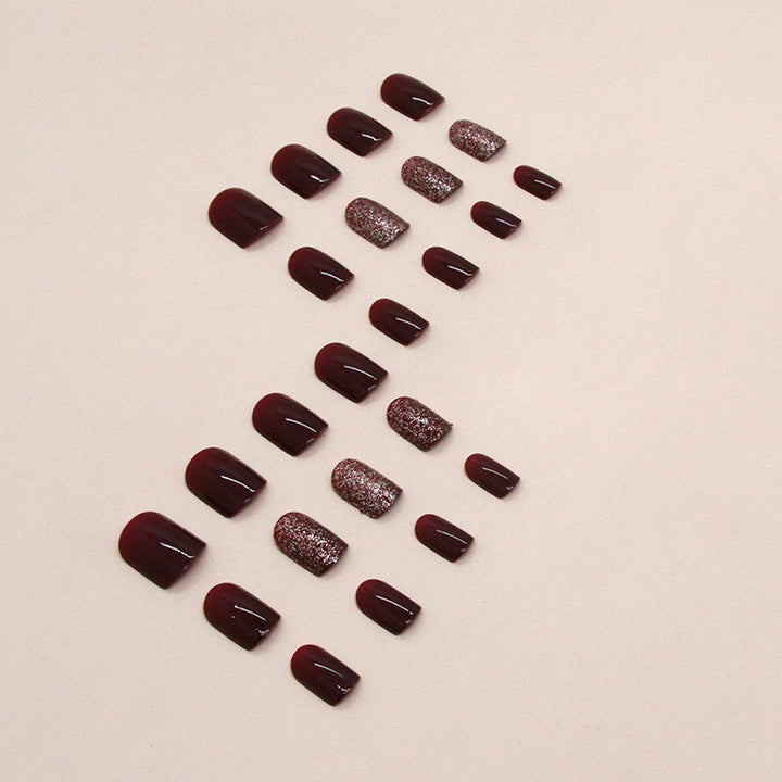 Glamorous Glitter Press-On Nail Set Kalsten