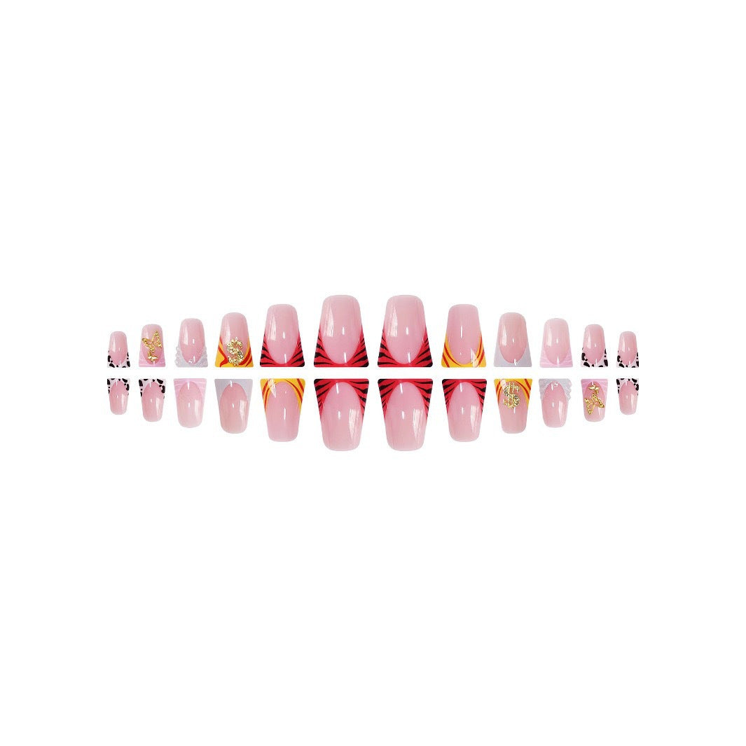 Decorative Thematic Press-On Nails Set Kalsten