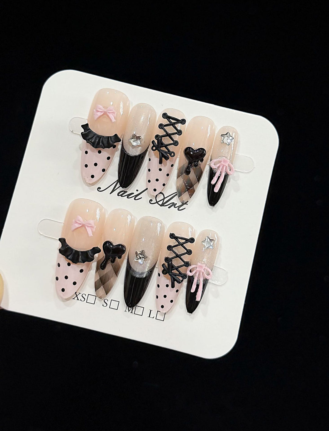 Artistic Themed Press-On Nail Set Kalsten