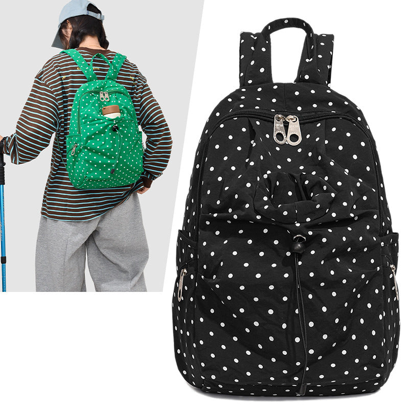 Polka Dot Design Backpack Kalsten
