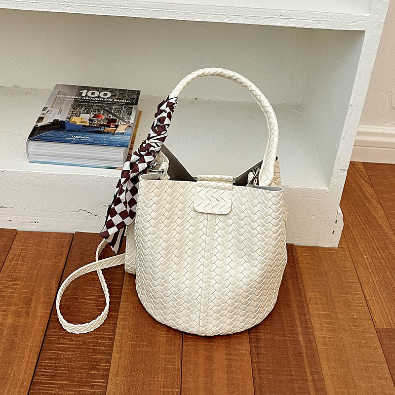 Woven Bucket Handbag