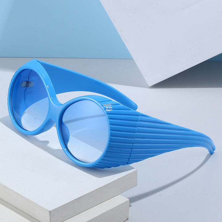 Women's extravagant sunglasses with unique wave design Kalsten