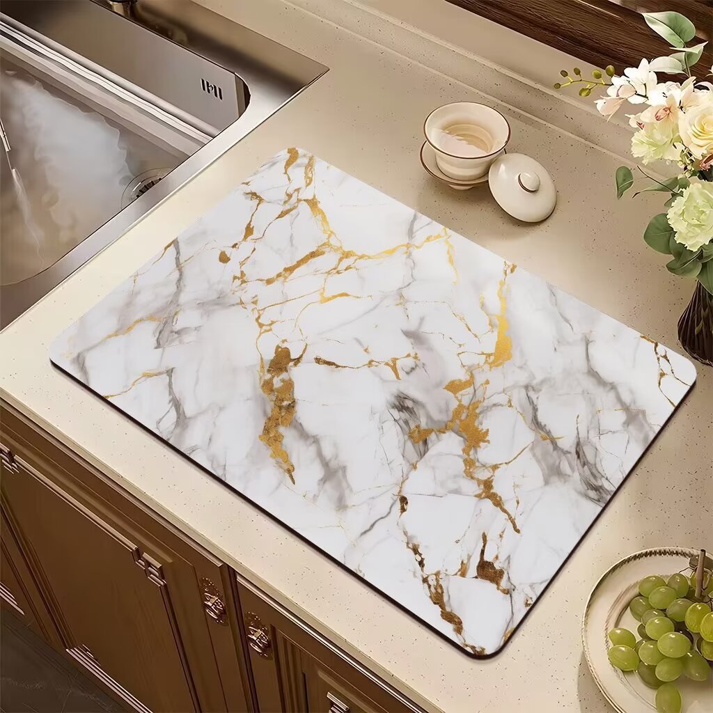 Abstract Non-Slip Kitchen Mat Kalsten