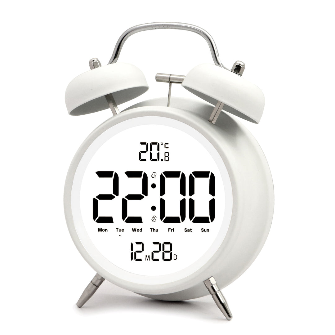 Digital alarm clock with large LED digits and temperature sensor Kalsten