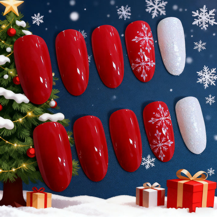 Elegant Decorative Christmas Nail Art Kalsten