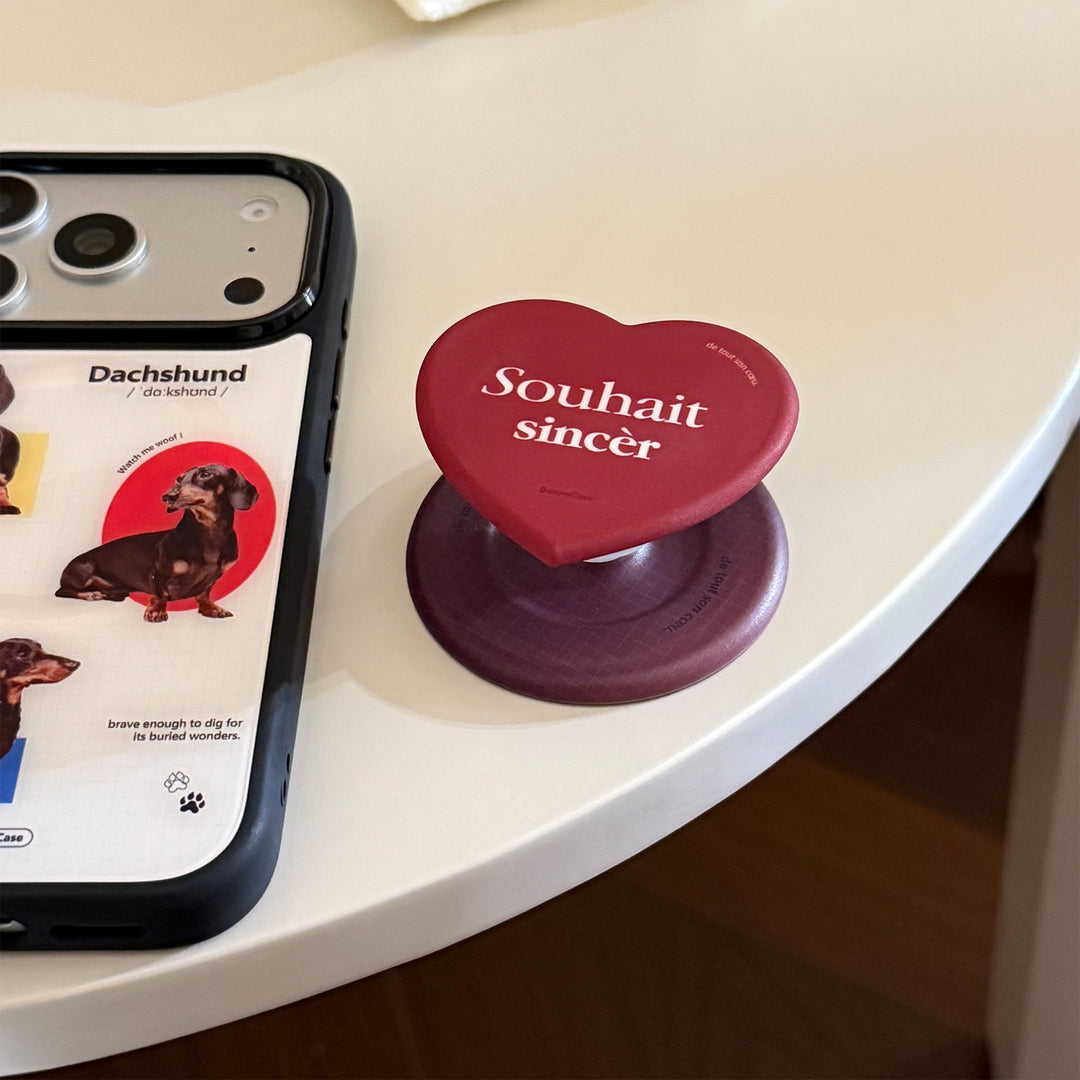 Smartphone Finger Holder in Heart Design Kalsten