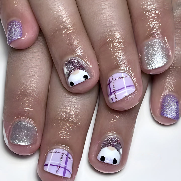 Artistic Glitter Nail Art Design Kalsten
