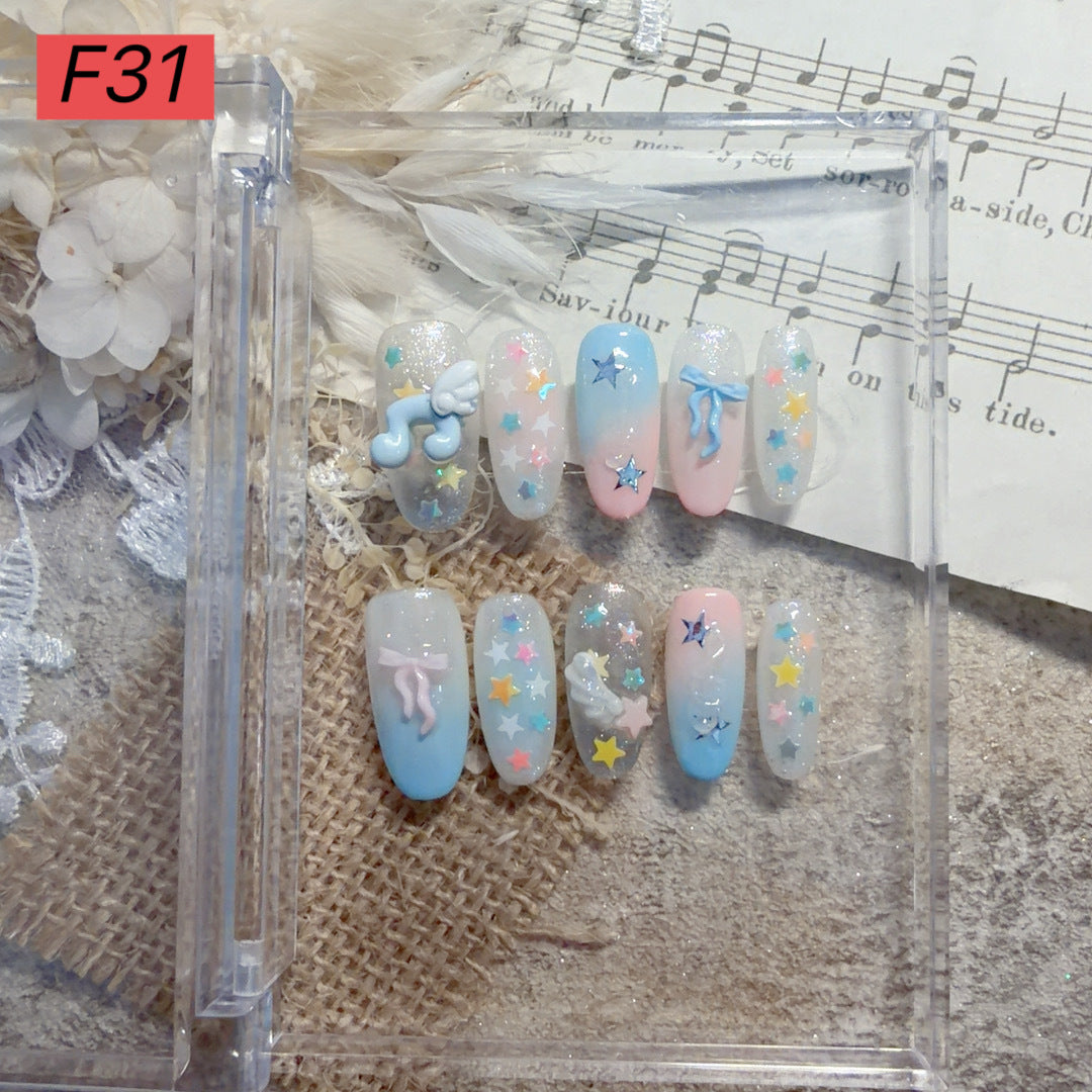 Decorative Press-On Nail Art Set 1790731572