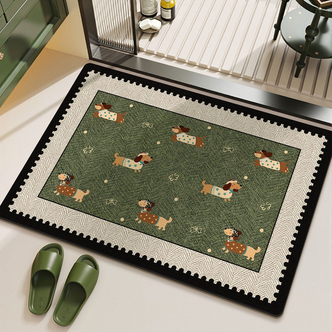 Fun Pet-Themed Bath Mat