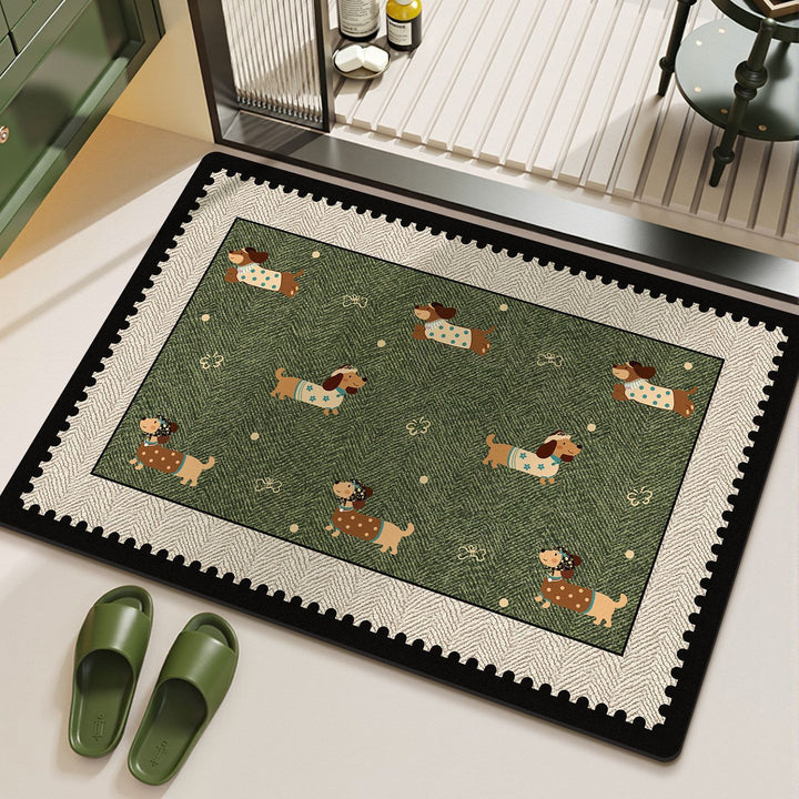 Fun Pet-Themed Bath Mat