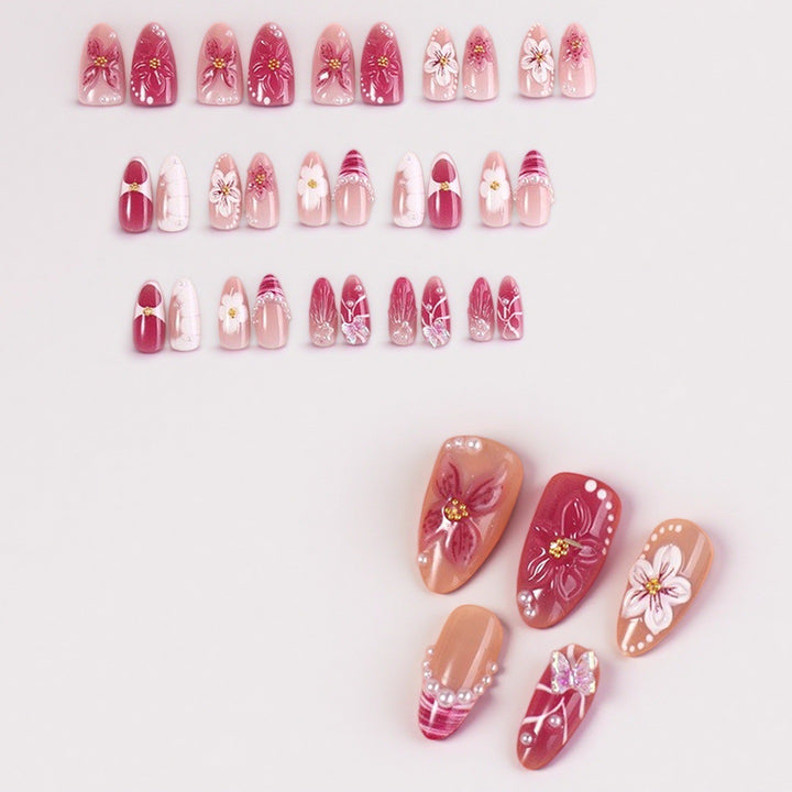Professional Press-On Nail Set with Trendy Designs Kalsten
