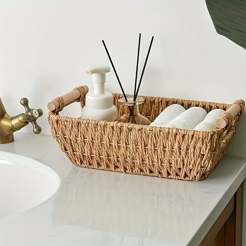 Storage basket made of durable natural material Kalsten
