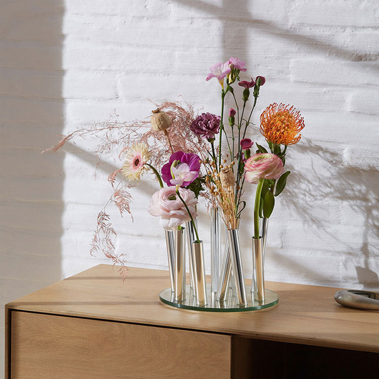 Contemporary Abstract Metal Vase