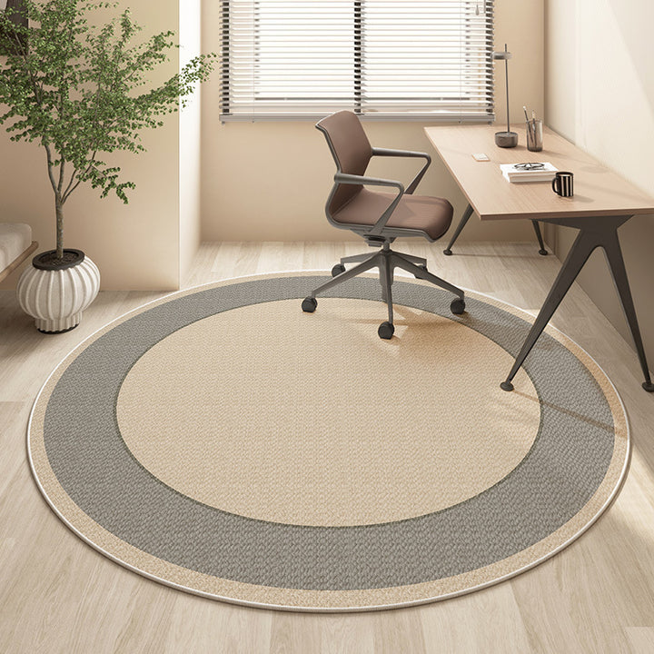 Round Textured Area Rug