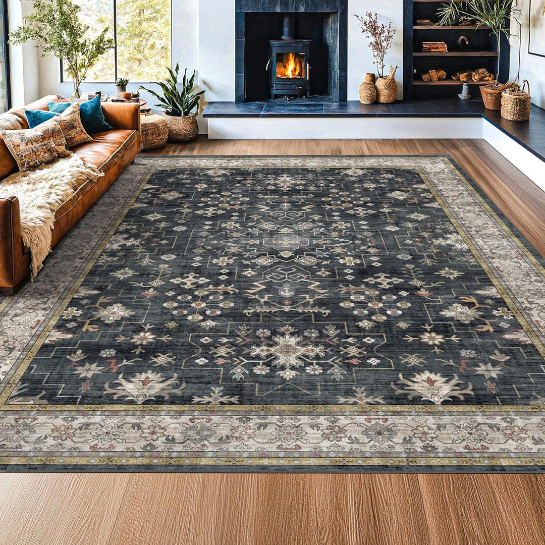 Elegant Vintage-Inspired Area Rug Kalsten