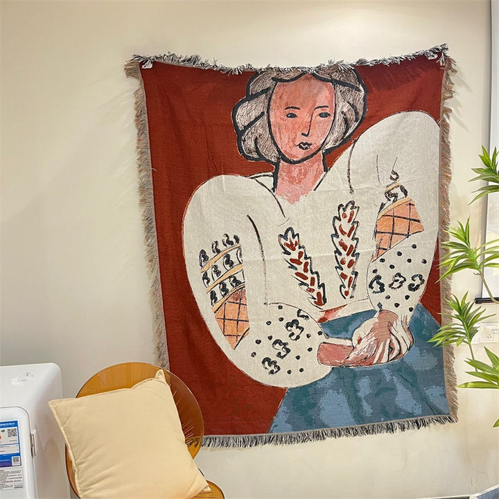 Artistic Abstract Wall Tapestry
