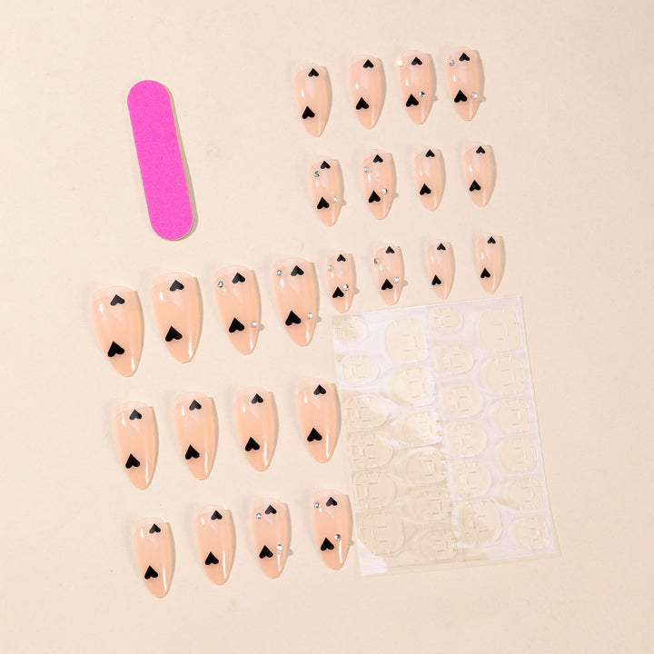 Heart-Inspired Nail Art Kalsten